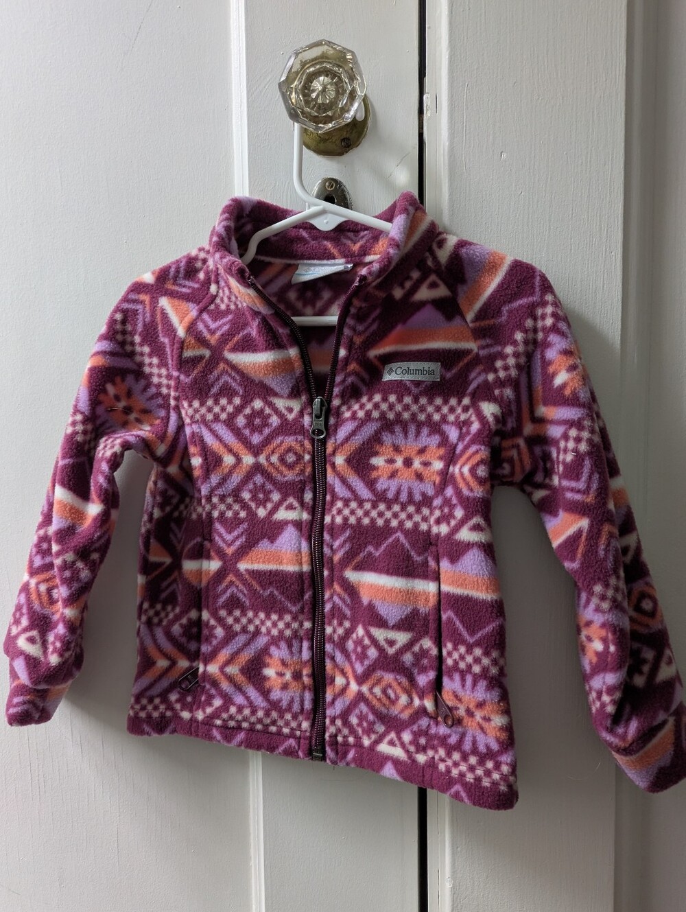 Columbia 3T Purple & Pink Fleece Zip Jacket